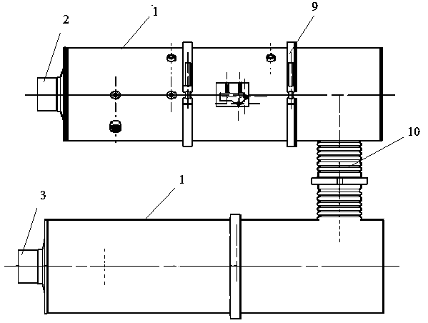 Metal foam catalytic purification silencer of automobile engine