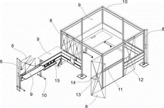 Bar film structure building block furniture