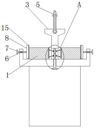 A rolling mill beam hoisting tool