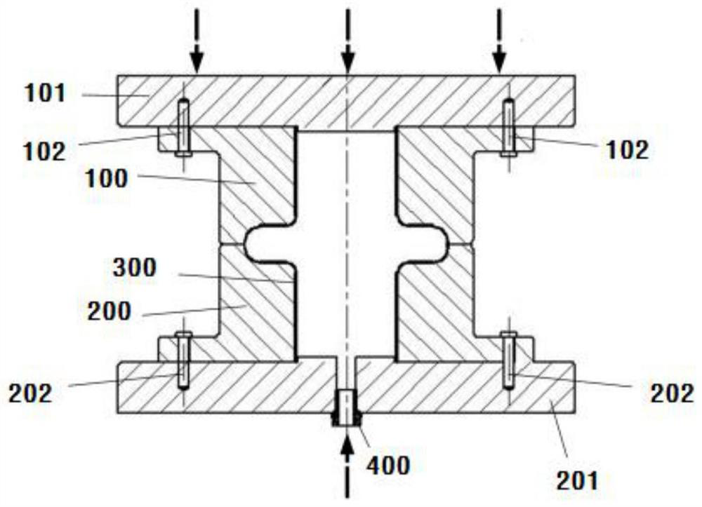 Superalloy fluid medium ultra-high pressure forming method and device