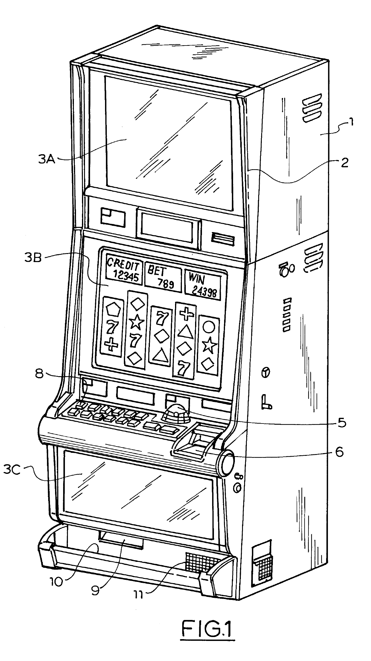 Gaming machine with timed game of chance and skill