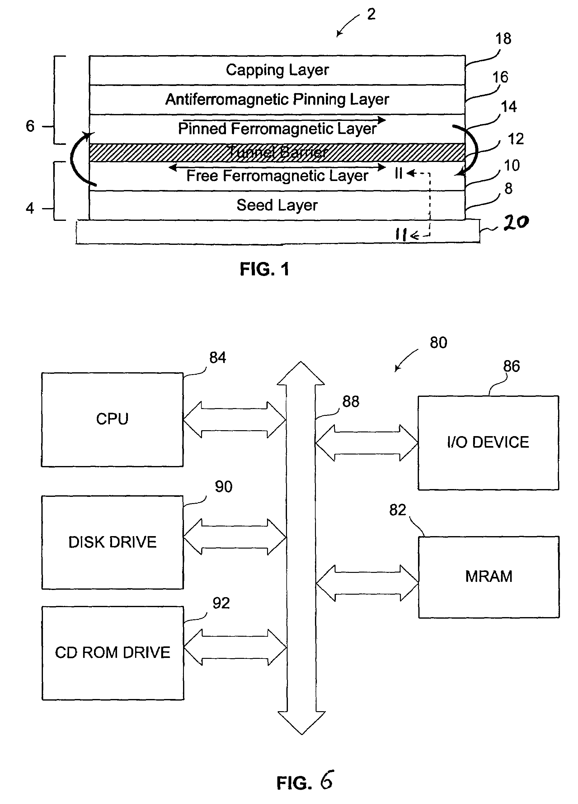 Method for production of MRAM elements