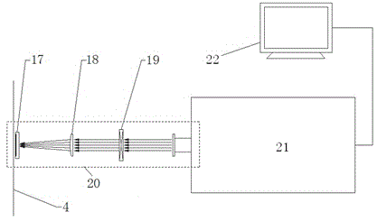 On-line optical fiber grating preparing system