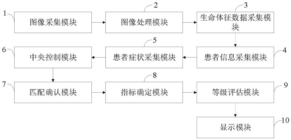 Adult emergency treatment condition grading system and grading method