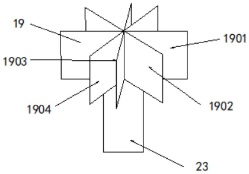 Treatment device and treatment method for industrial paint wastewater