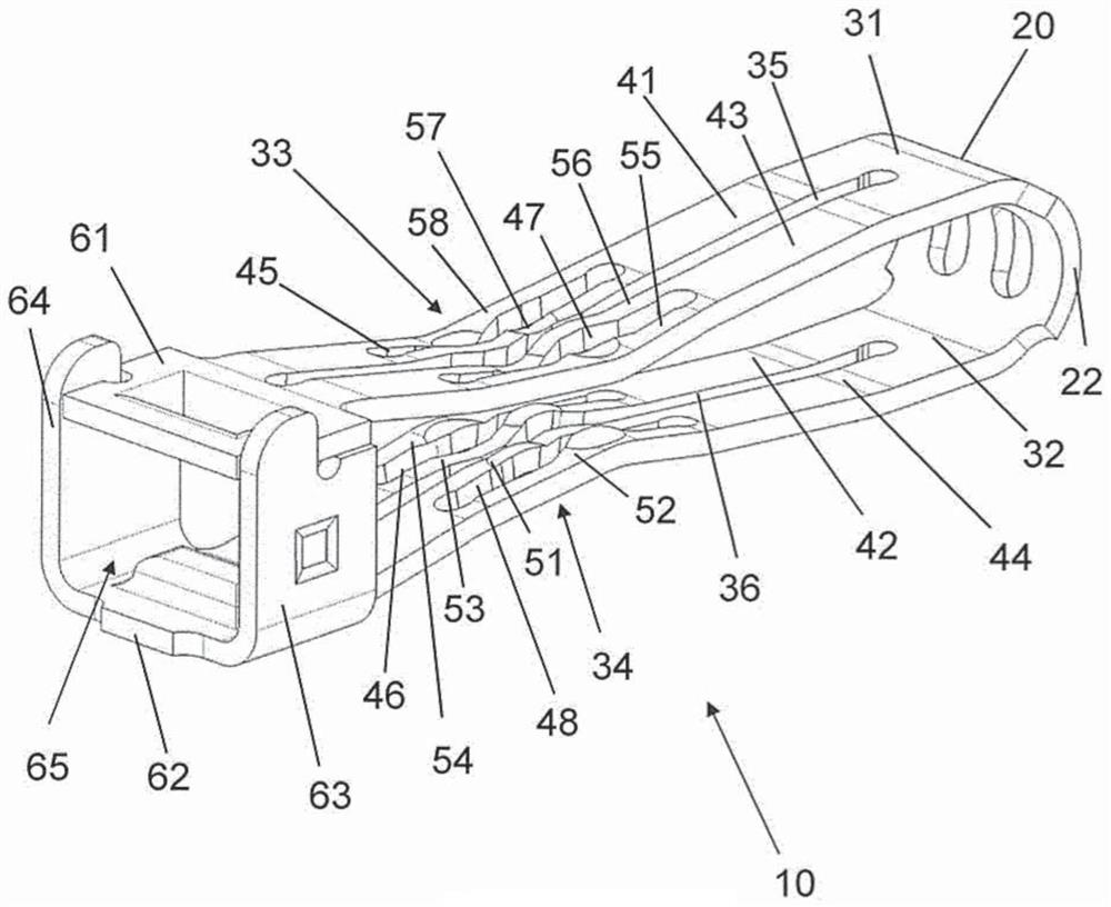 Contact lugs for socket-type plug-in connections and socket-type plug-in connections