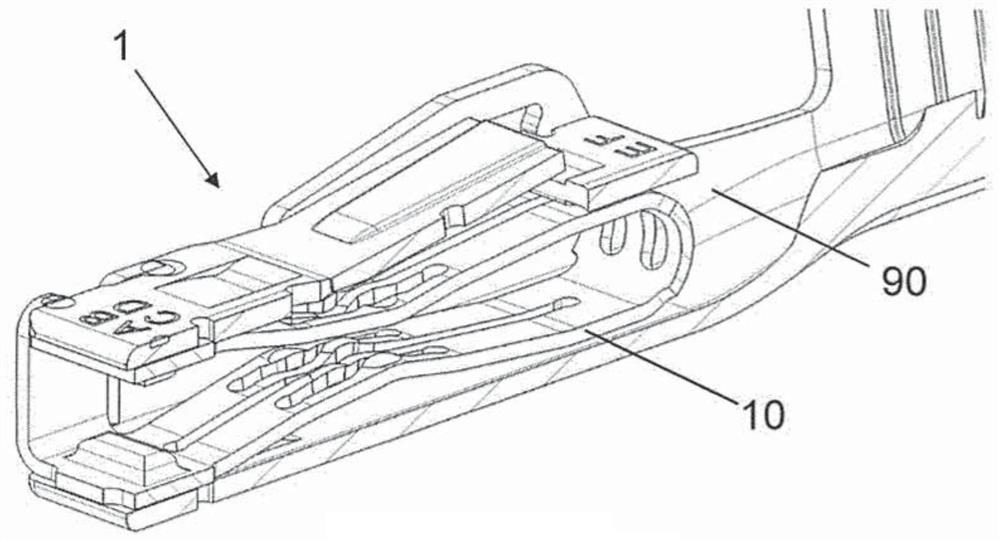 Contact lugs for socket-type plug-in connections and socket-type plug-in connections