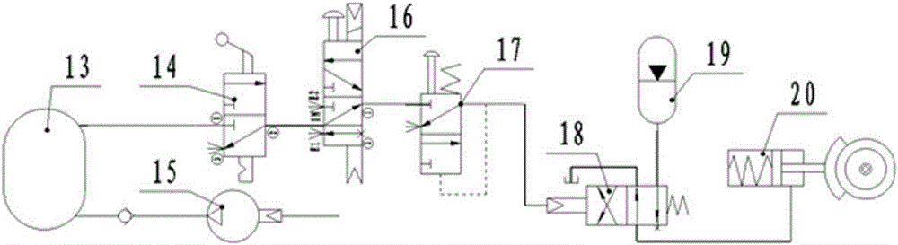 Pneumatic self-locking switch valve