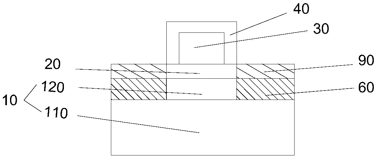 Schottky barrier transistor and preparation method thereof