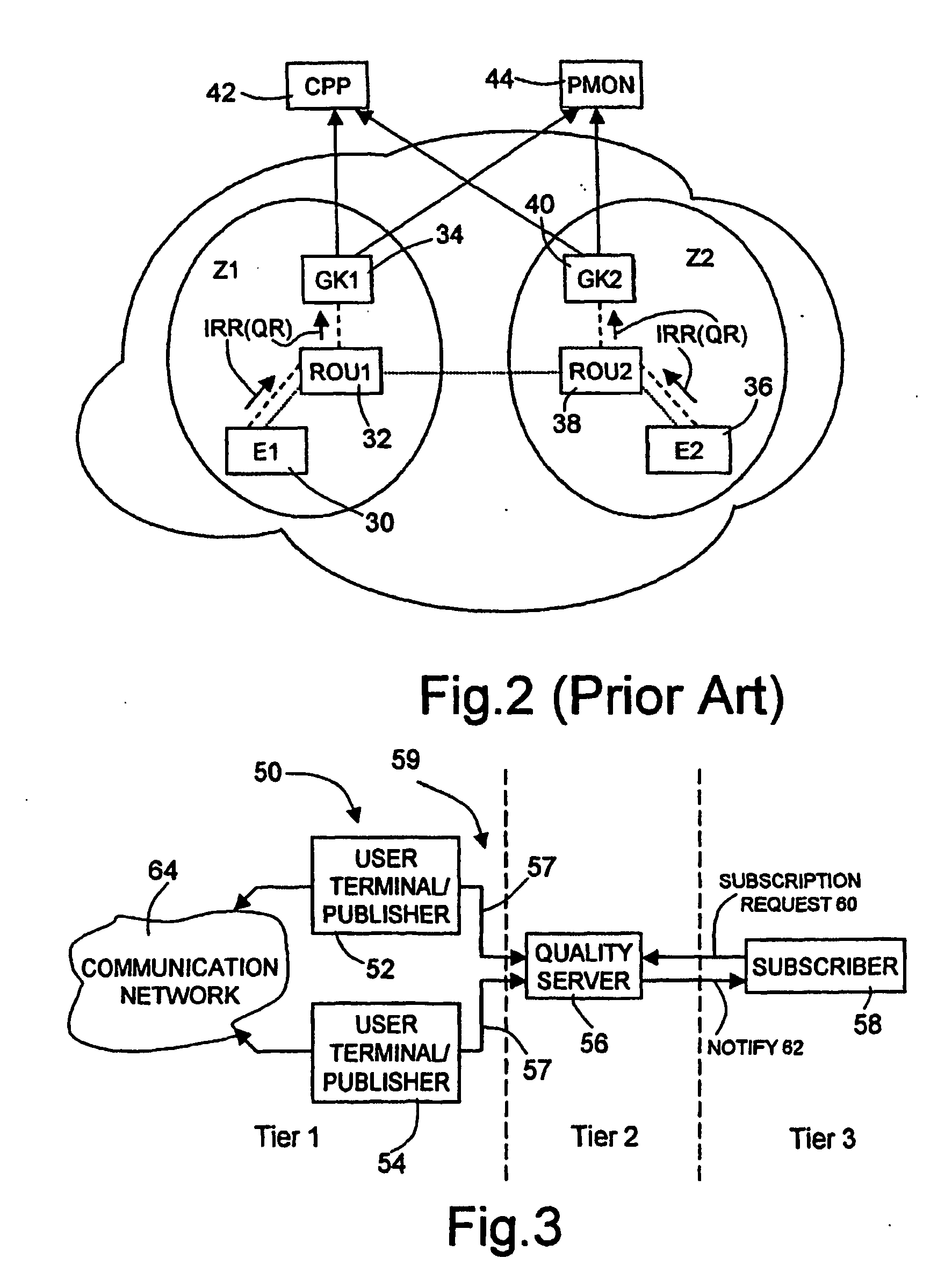 Quality of Service Monitor in a Packet-Based Network