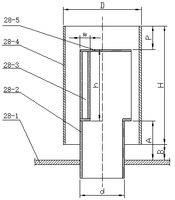 A flue gas dust removal and desulfurization tower and dust removal and desulfurization method