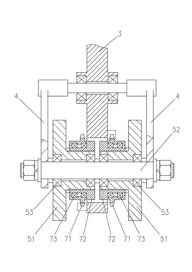 Swinging type labor-saving body building vehicle