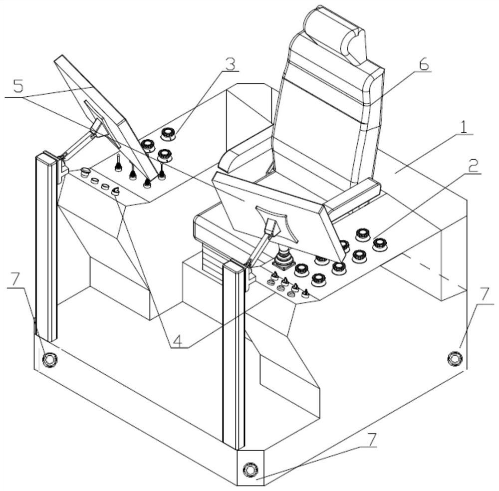 Simulation training system and method based on remote control unmanned submersible