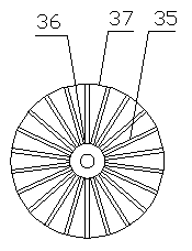 Hot rotary-jetting food processing device and food processing method thereof