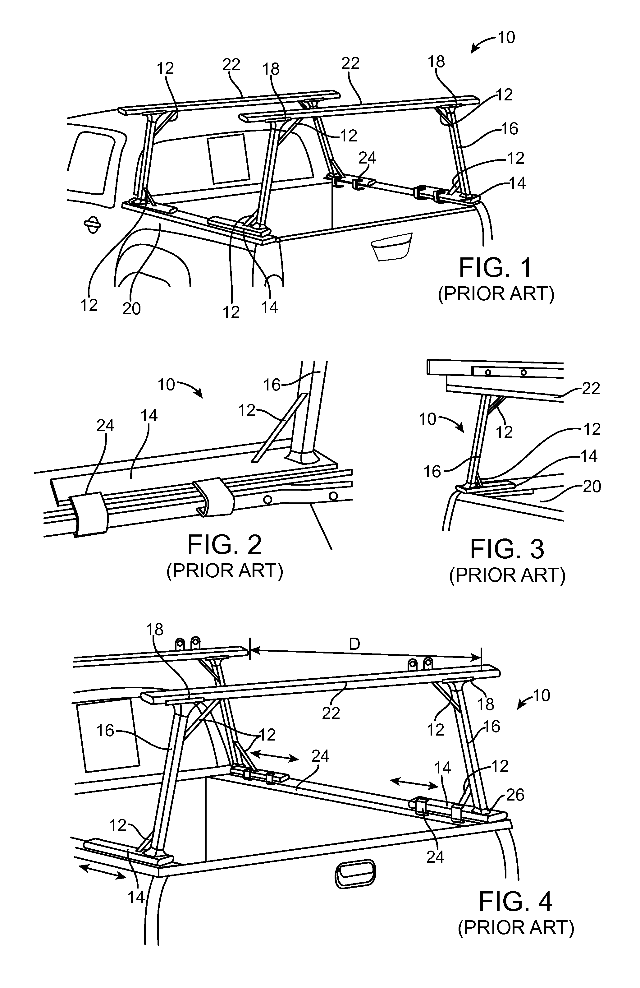 Modular rack system with gussetless joints