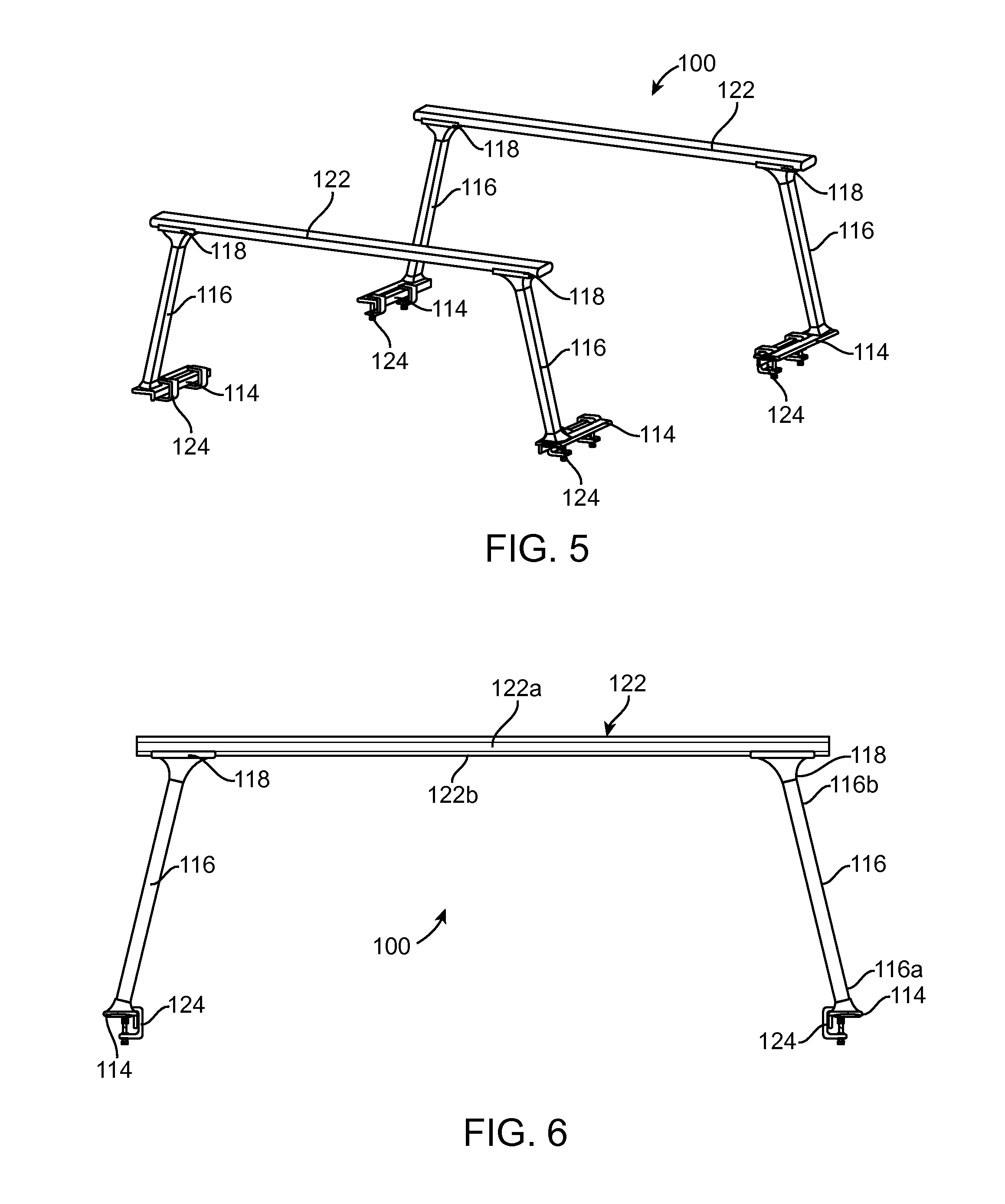 Modular rack system with gussetless joints