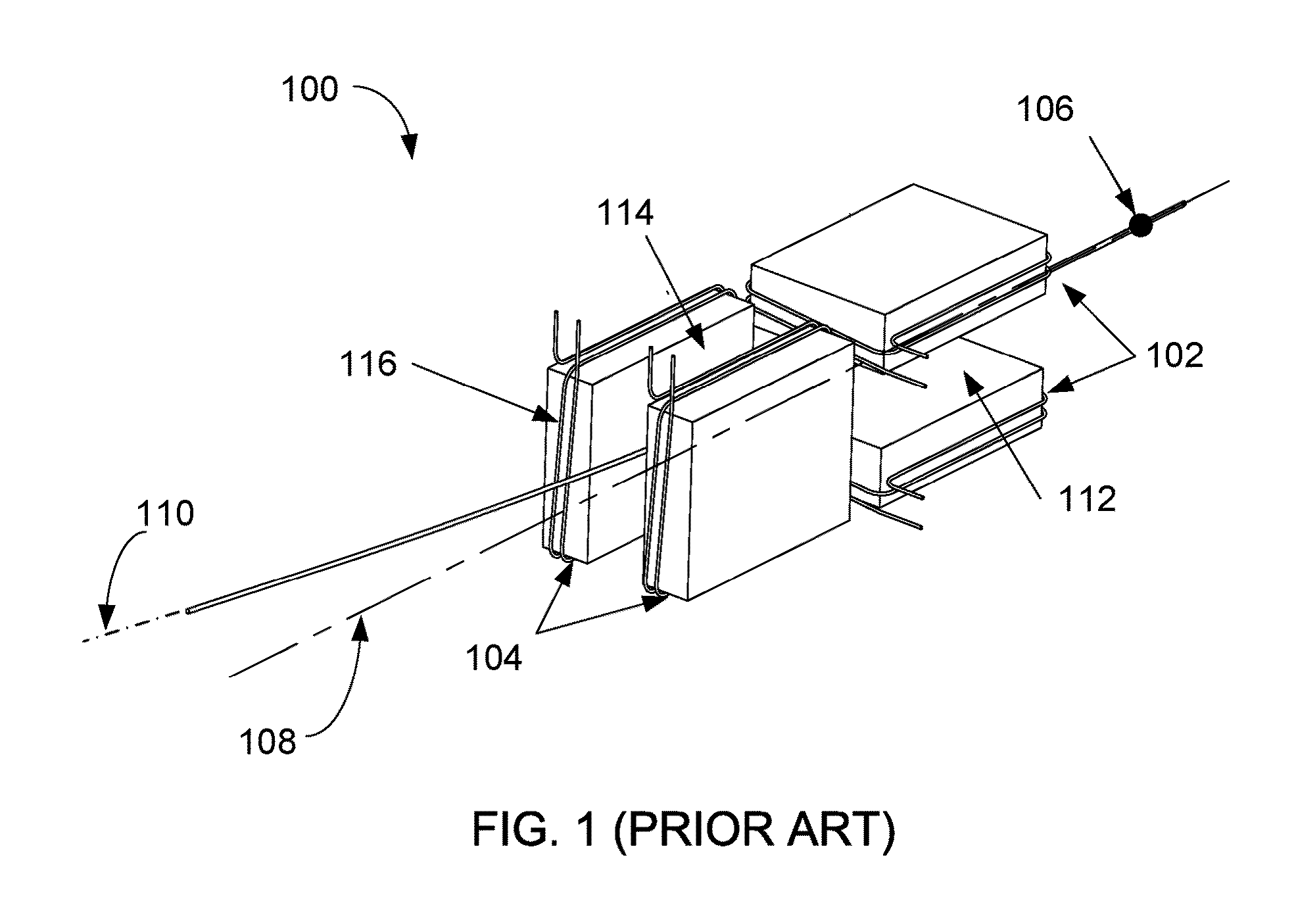 System, apparatus and method for deflecting a particle beam