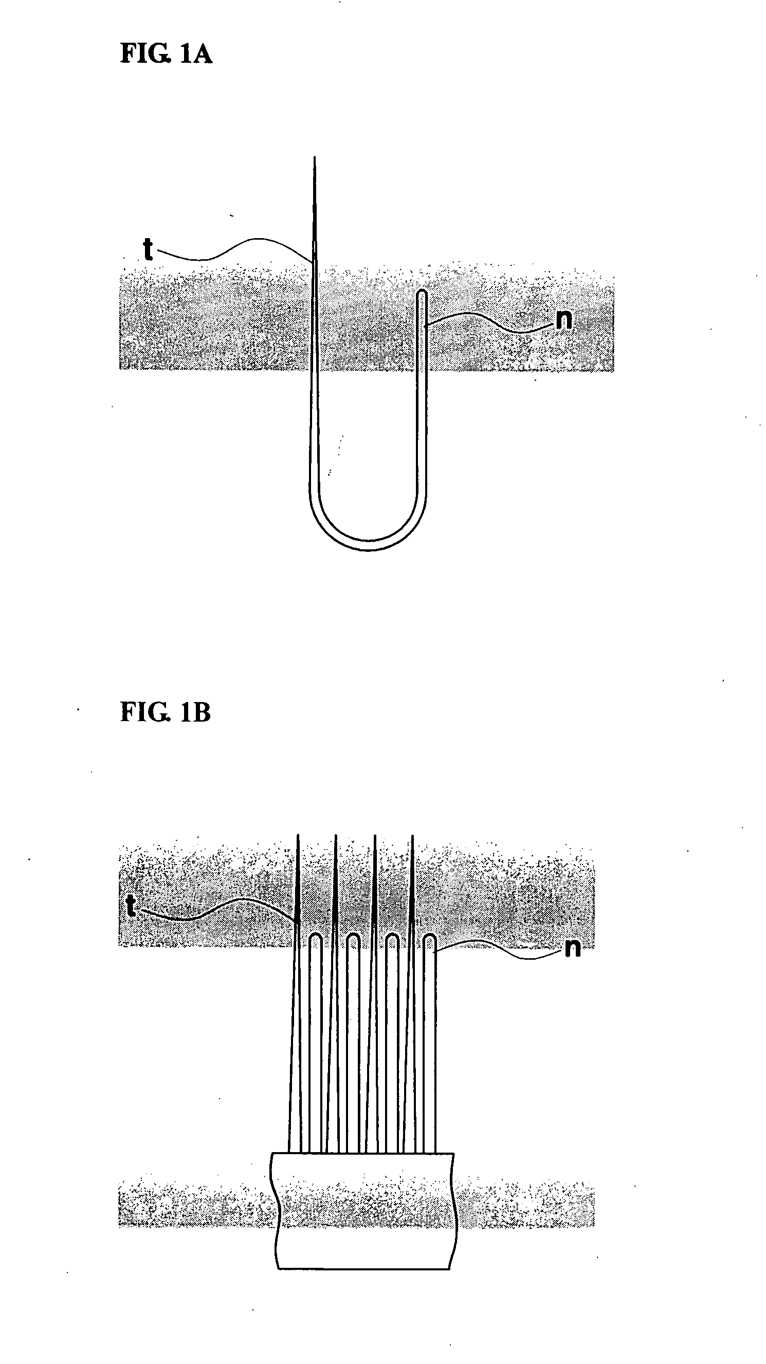 Toothbrush having needle-shaped bristle tapered at one end and manufacturing method thereof