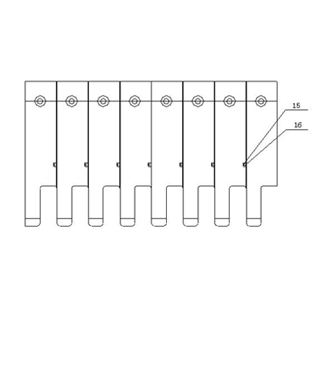 Omnibearing self-adapting pectinate expansion device