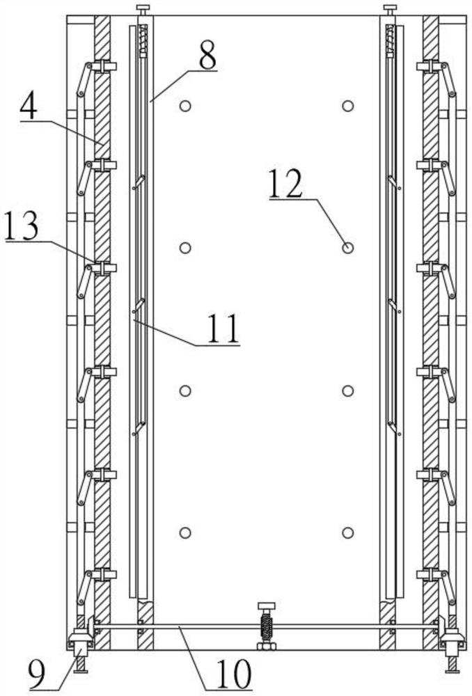 Supporting system for mounting fabricated building and construction method of supporting system