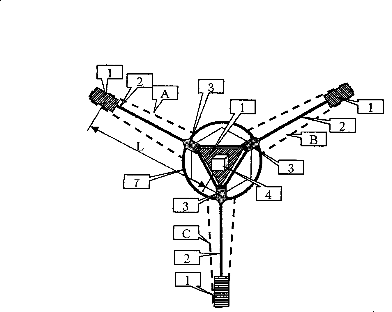 Method for initiatively controlling dynamic balance of wind power generator oar blade