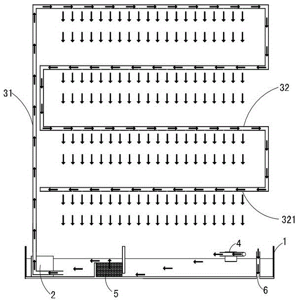 A vertical greening device and its automatic water circulation system