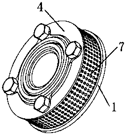 A flame-retardant explosion-proof valve