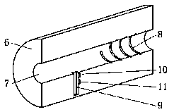 A snow removing device for high-voltage electric wire