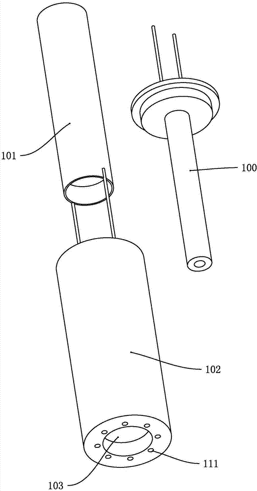 Heater and heating non-combustion electronic cigarette