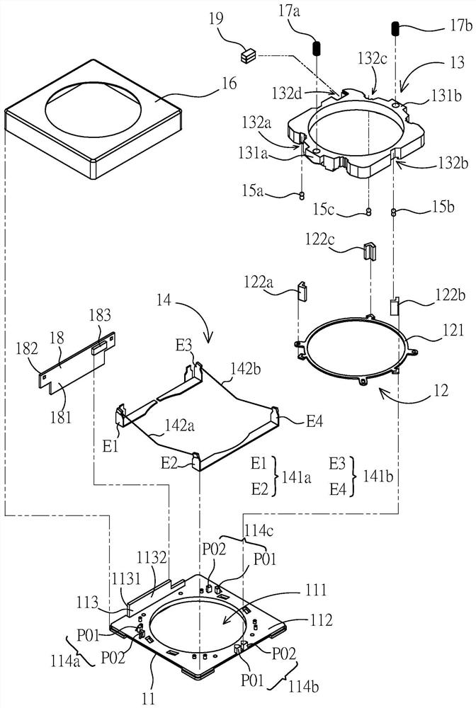 Lens automatic focusing driving device