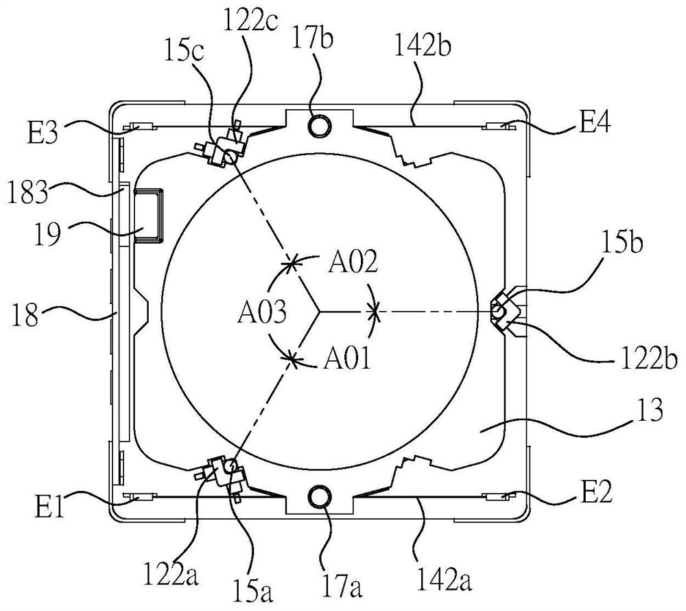 Lens automatic focusing driving device