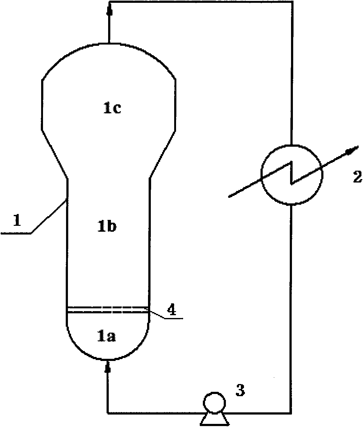 Fluidized bed reactor and method and device used for detecting temperature in reactor