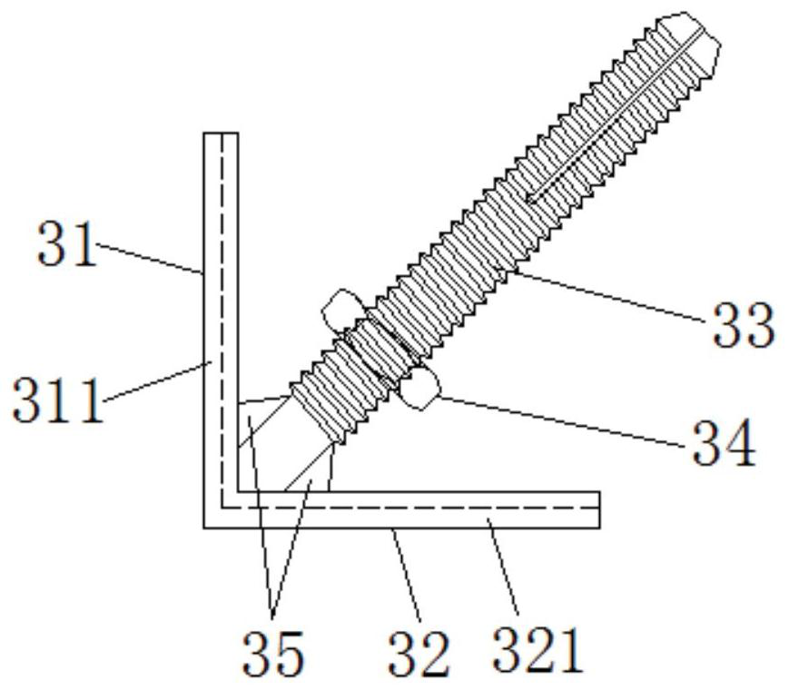 Wall mounting structure for assembly type arrow shaped expanding plug leveling part