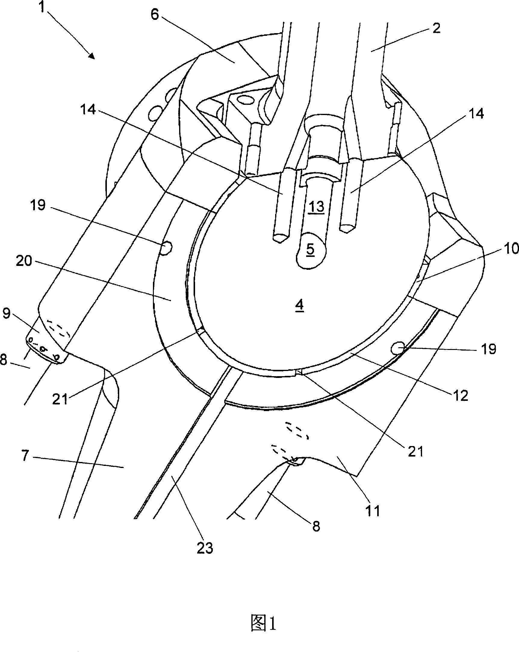 Crosshead bearing for large two-stroke diesel engine