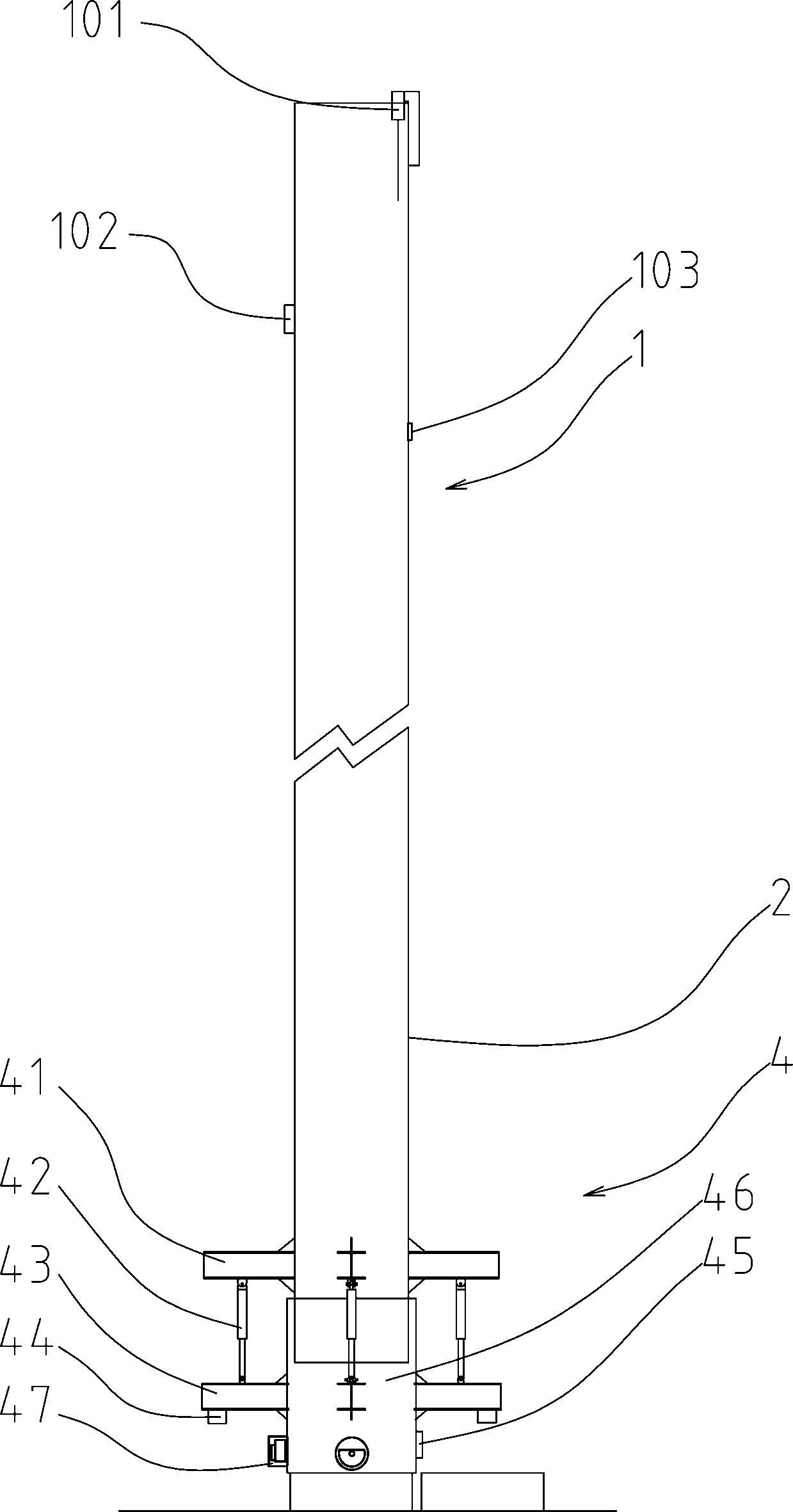 Underwater gravel foundation bed laying device and method