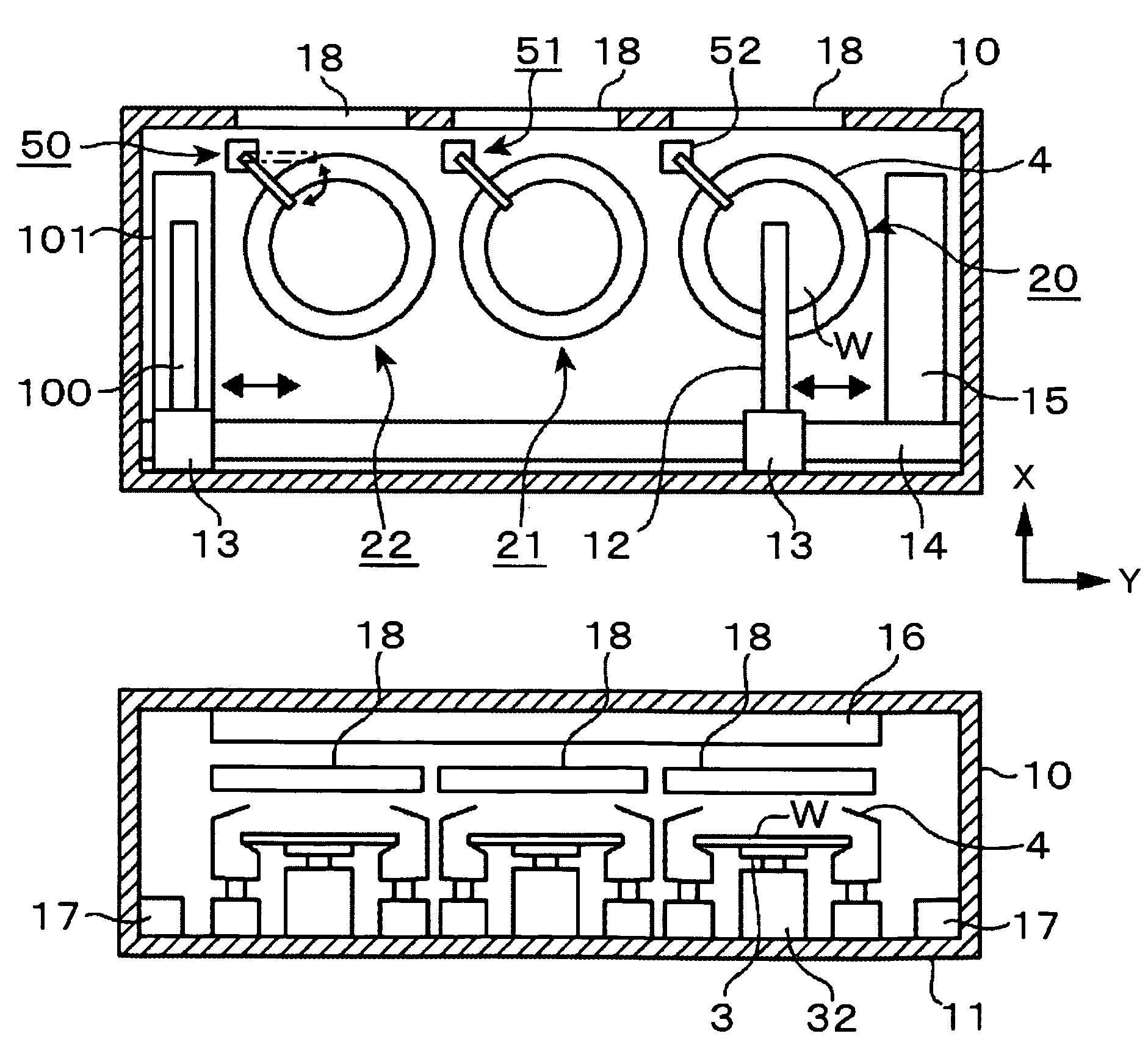 Solution treatment apparatus and solution treatment method