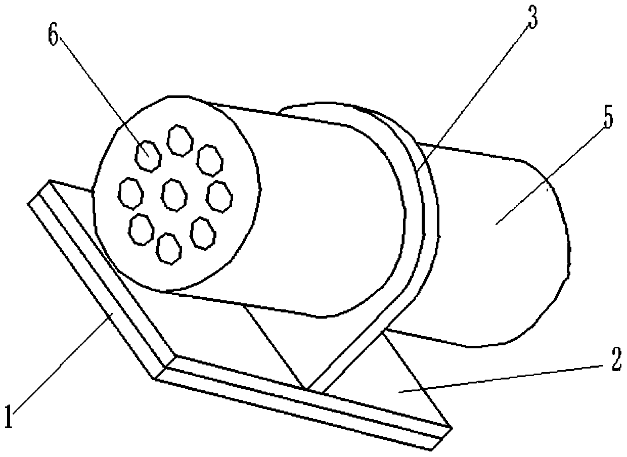 Heat dissipation device based on semiconductor wafer and photovoltaic panel power station