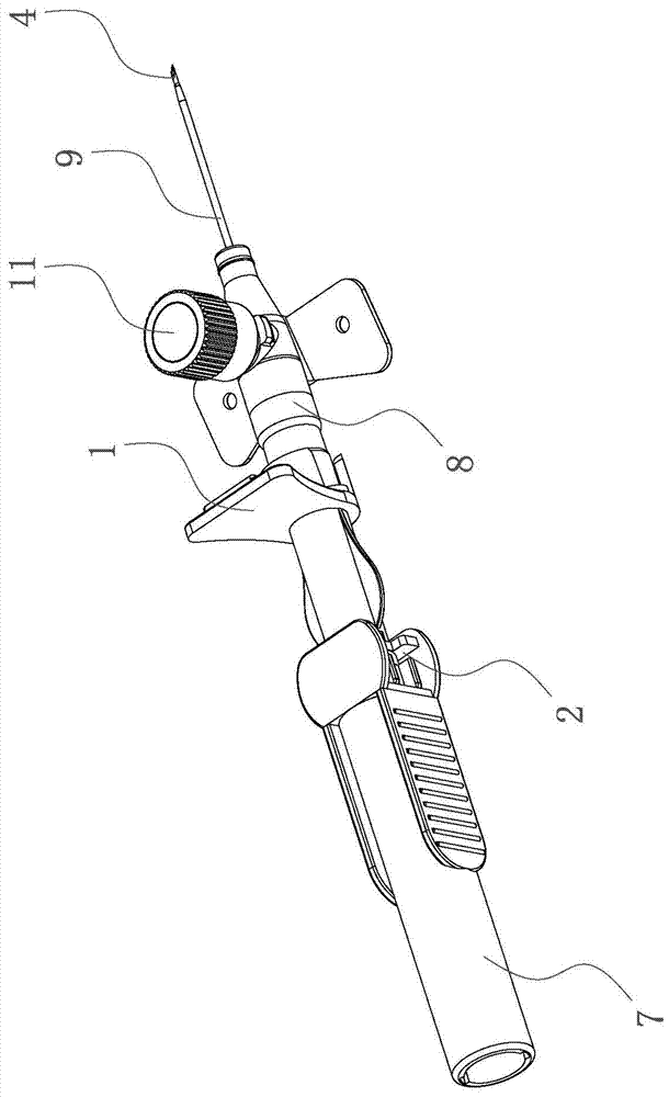 Medical needle with self-destroying and puncture-resistant functions