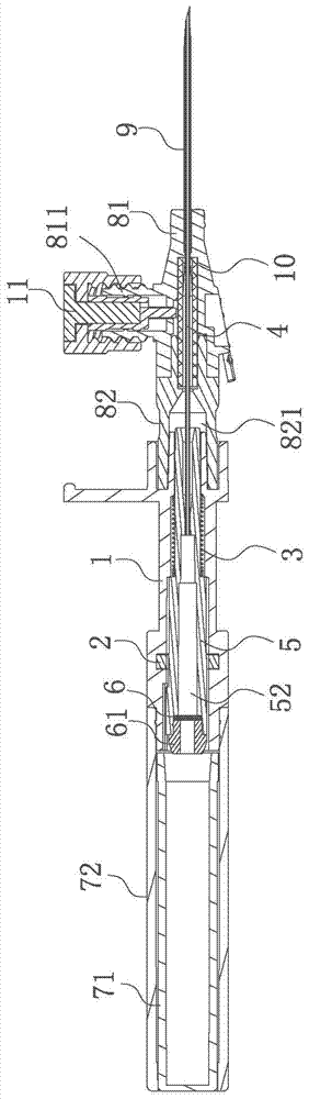 Medical needle with self-destroying and puncture-resistant functions