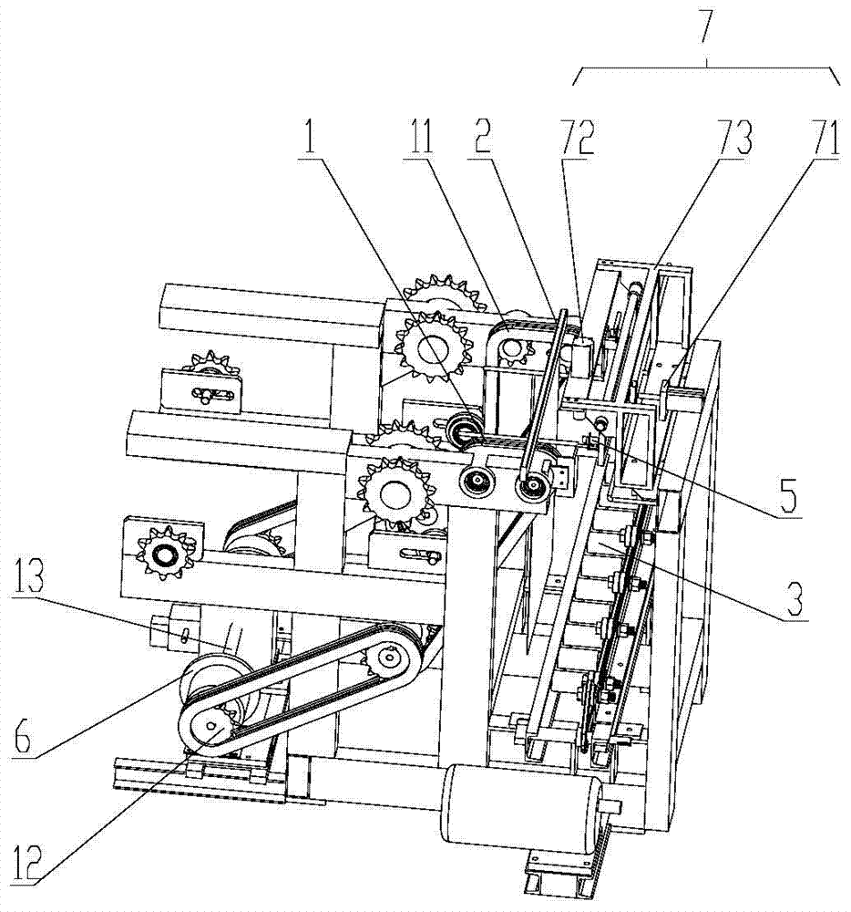 Electrolytic manganese releasing production line and plate distribution device thereof