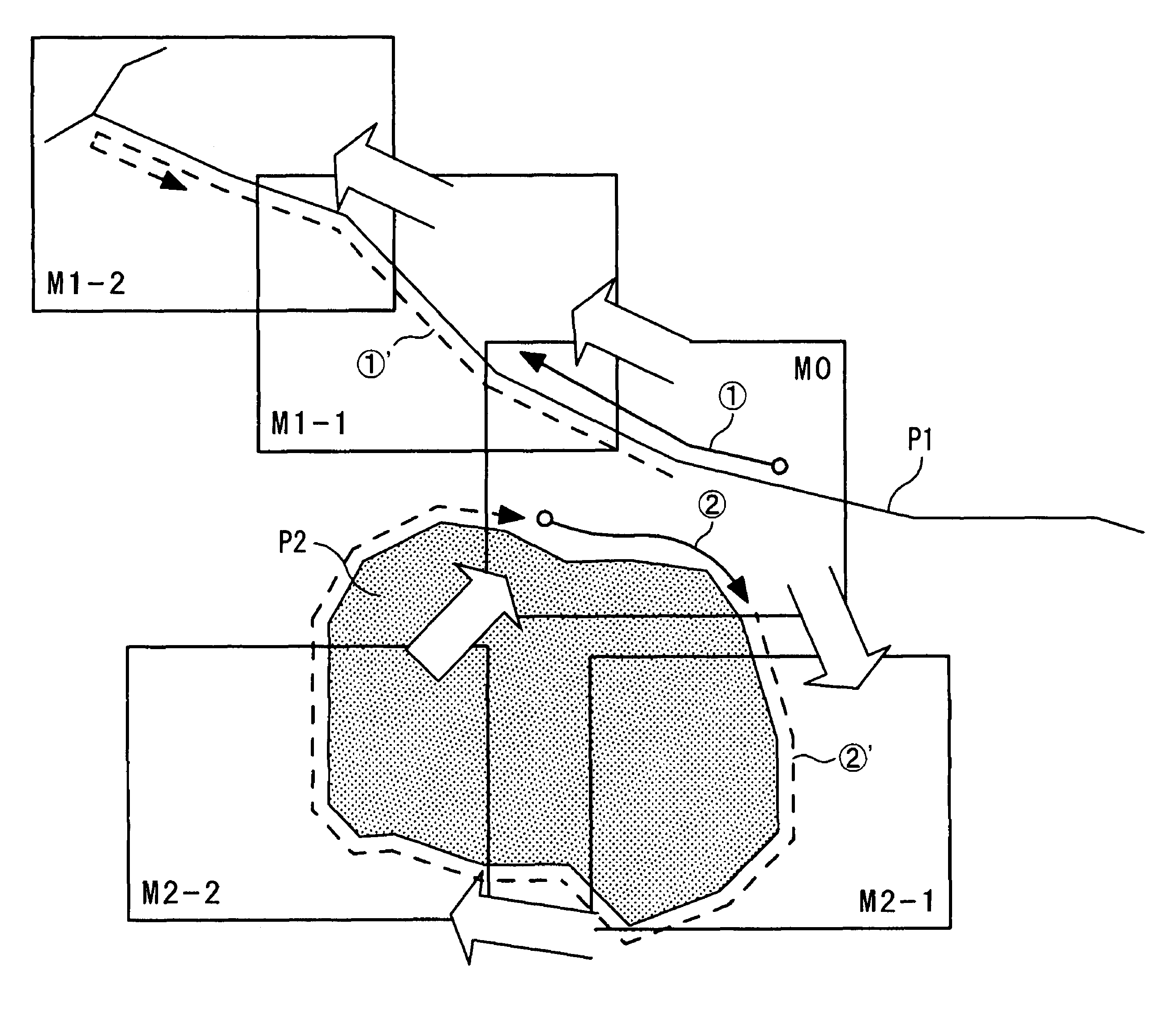 Map moving apparatus