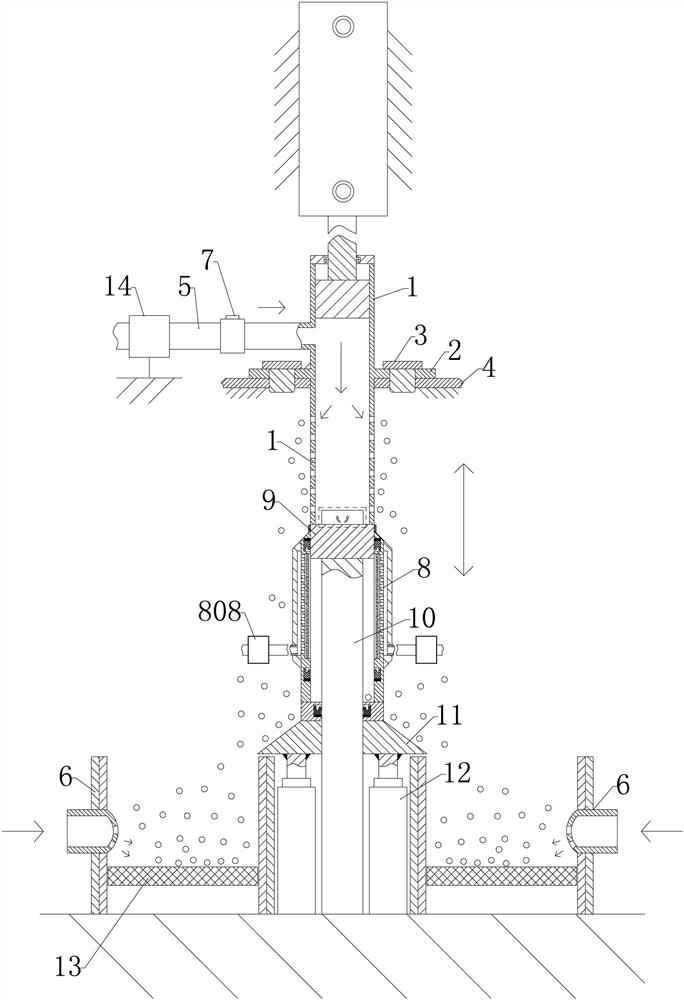 Organic sludge dehydration and drying treatment device