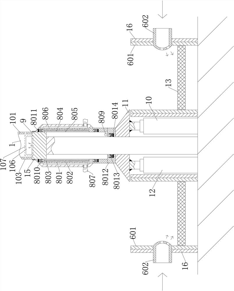 Organic sludge dehydration and drying treatment device