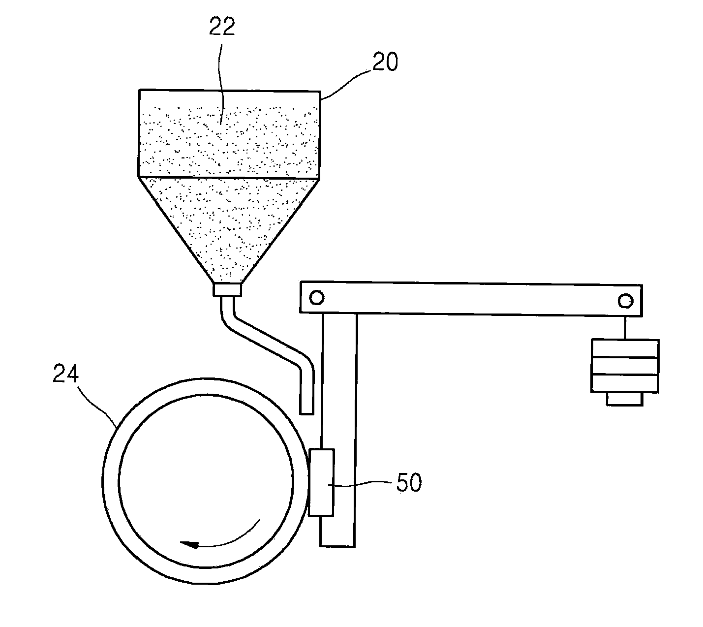 Concrete slurry transporting pipe for concrete pump-car