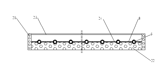 Separate heat pipe wall mounting type flat-plate solar heating device