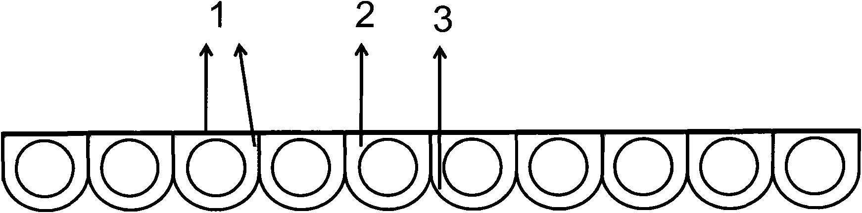 Heat-collecting tube applied to polymer-base solar heat collector