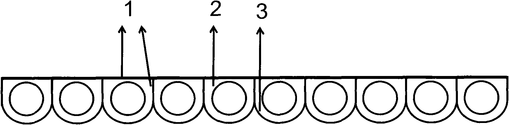 Heat-collecting tube applied to polymer-base solar heat collector