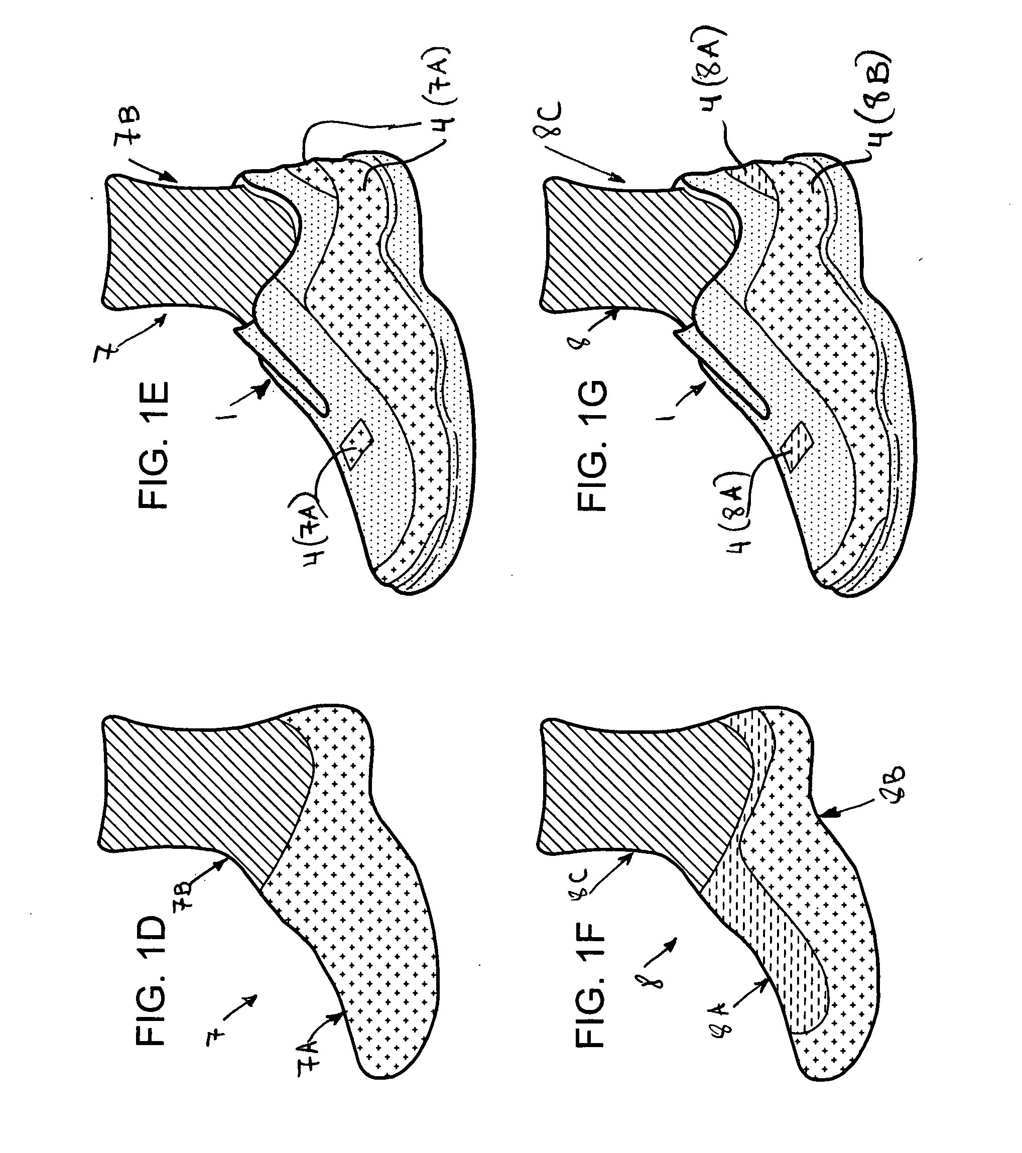 Shoe with transparent panels