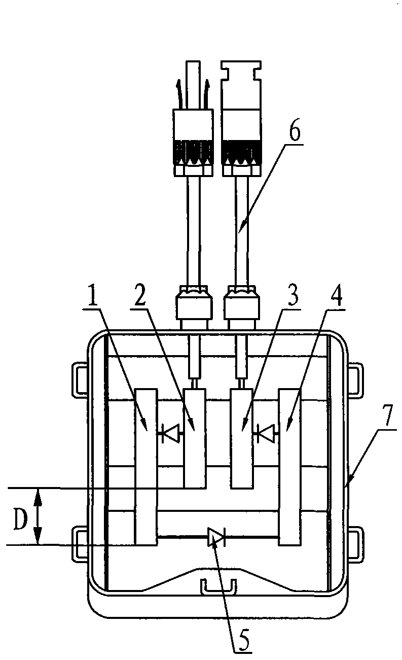 Solar component junction box suitable for automated assembly