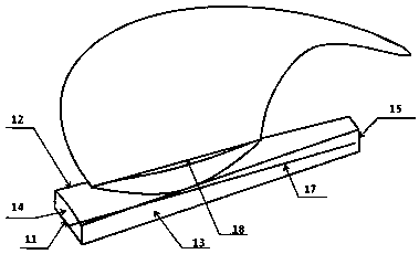 Combined continuous fiber reinforced composite blade propeller for ships